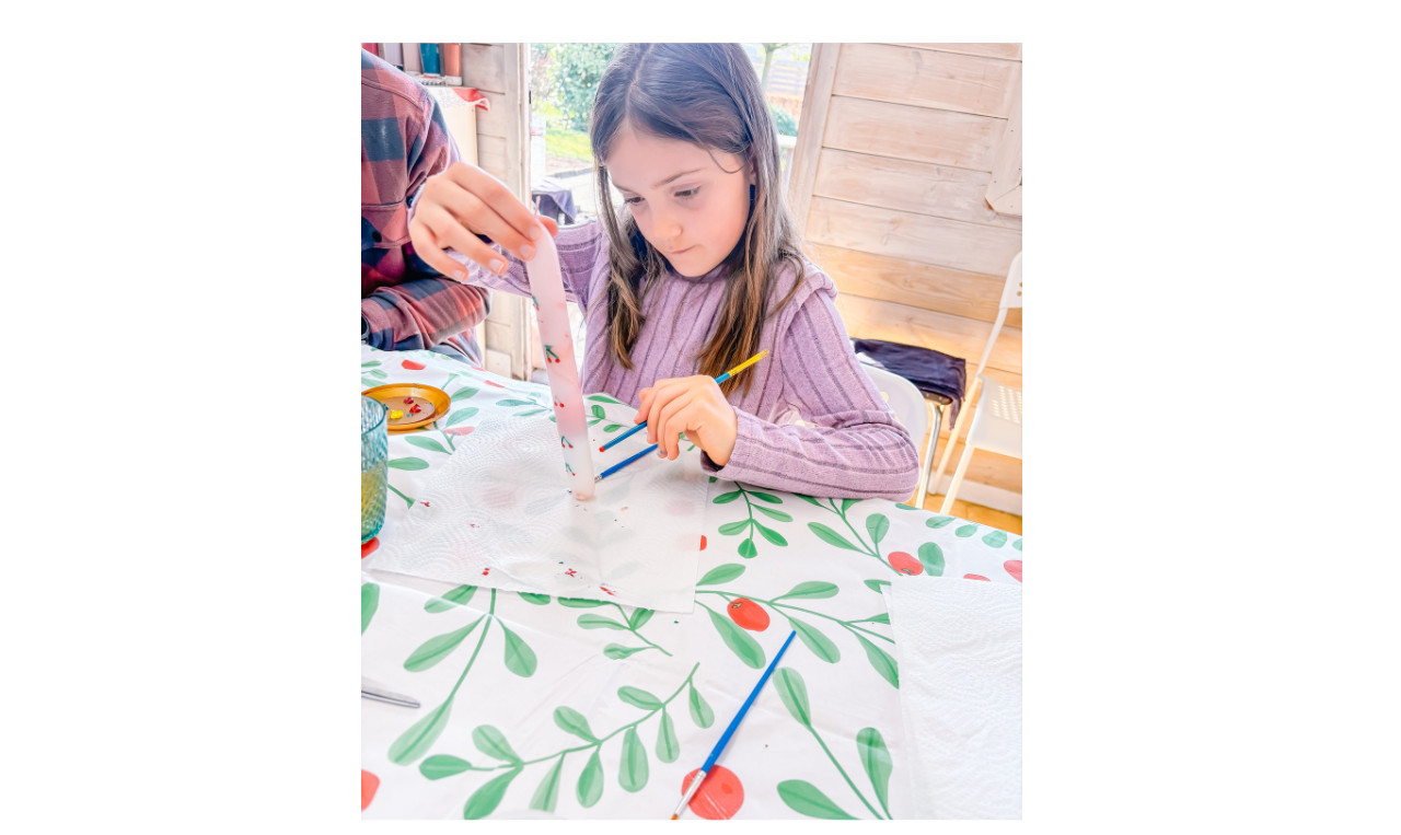 Ouder-kind Workshop Kaarsen pimpen 🕯 - Foto