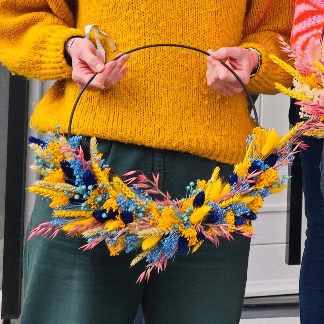 DIY-Box Droogbloemenkrans - Foto