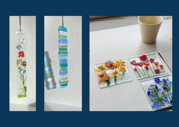 Workshop bloemen en vogels van glas maken