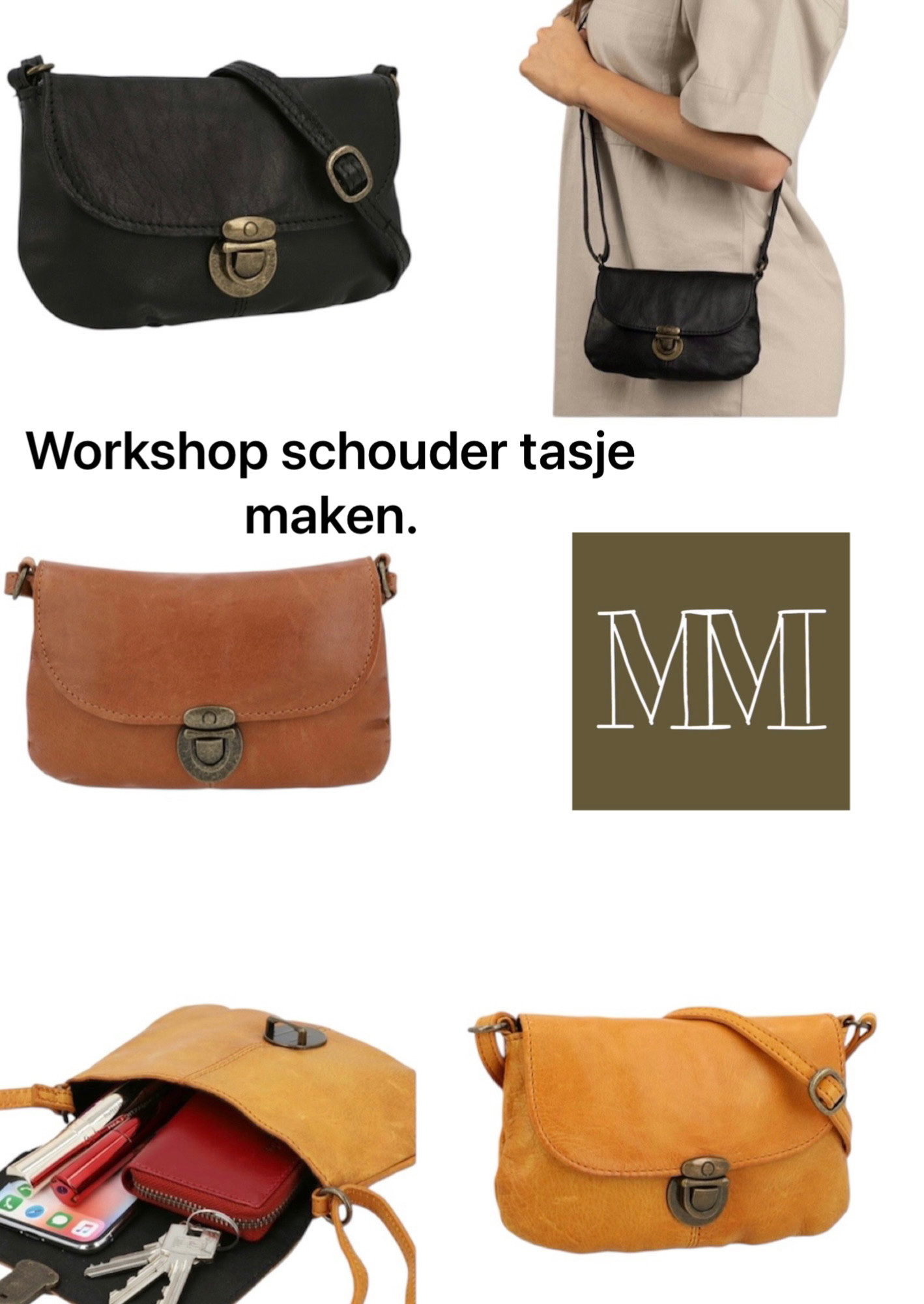 Workshop jouw unieke schoudertasje maken - Foto