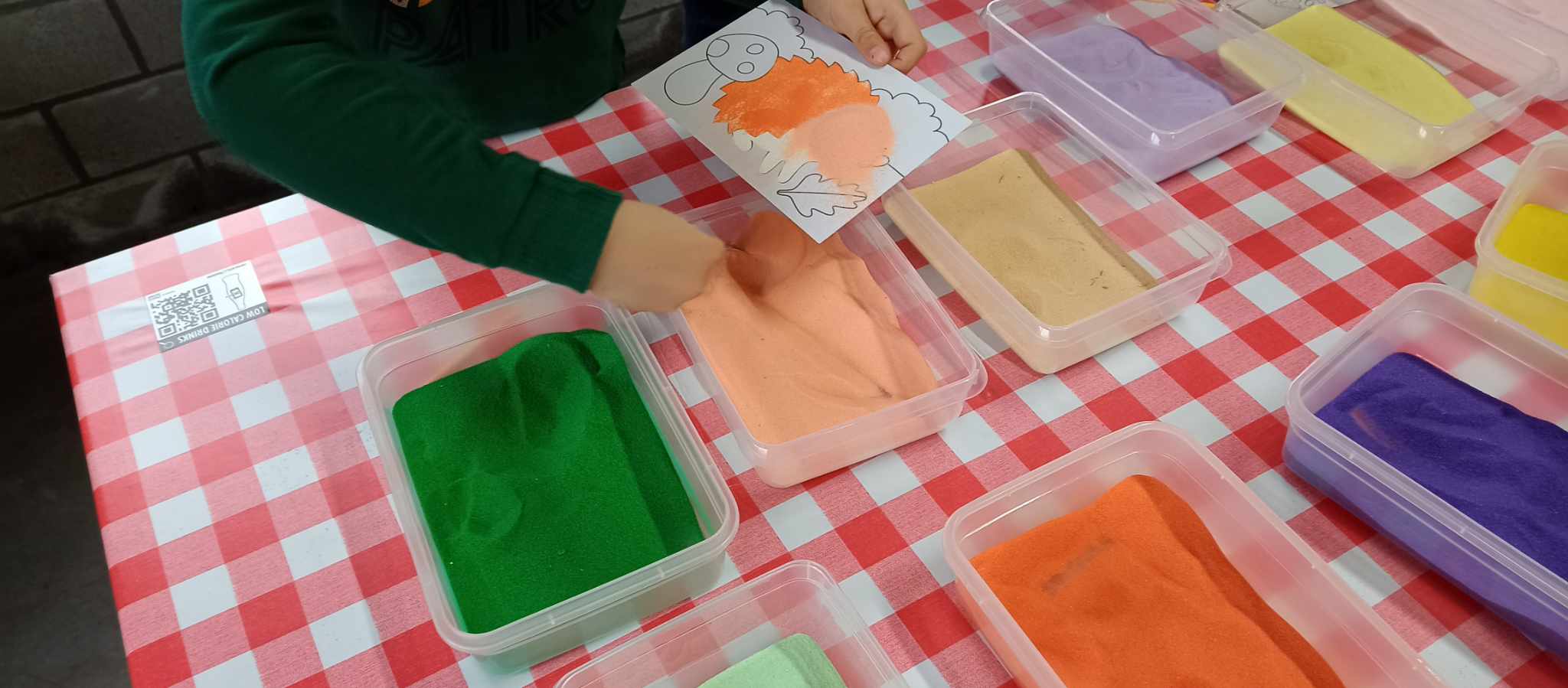 Toveren met zand kidsworkshop