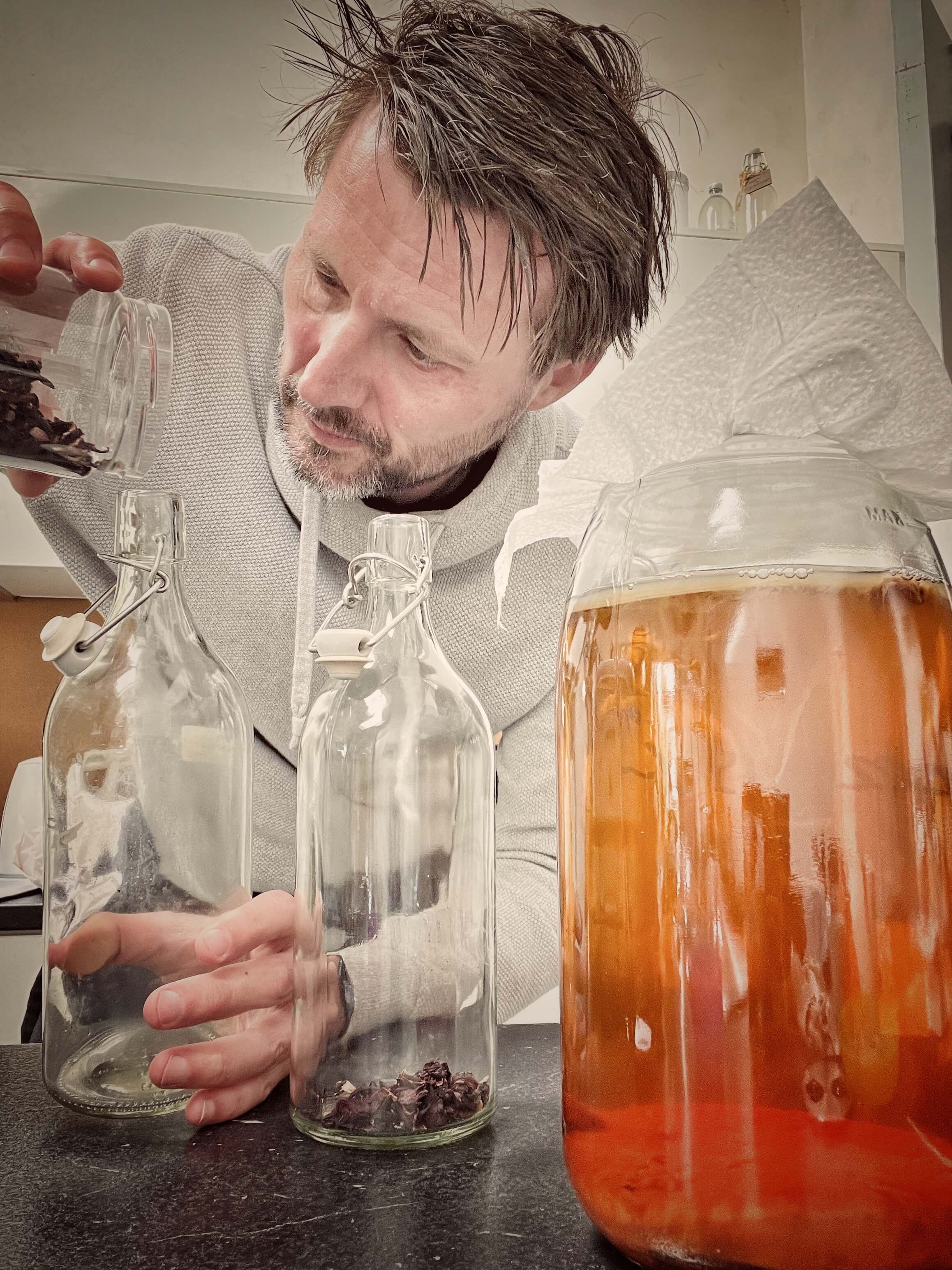 Kombucha brouwen - Foto