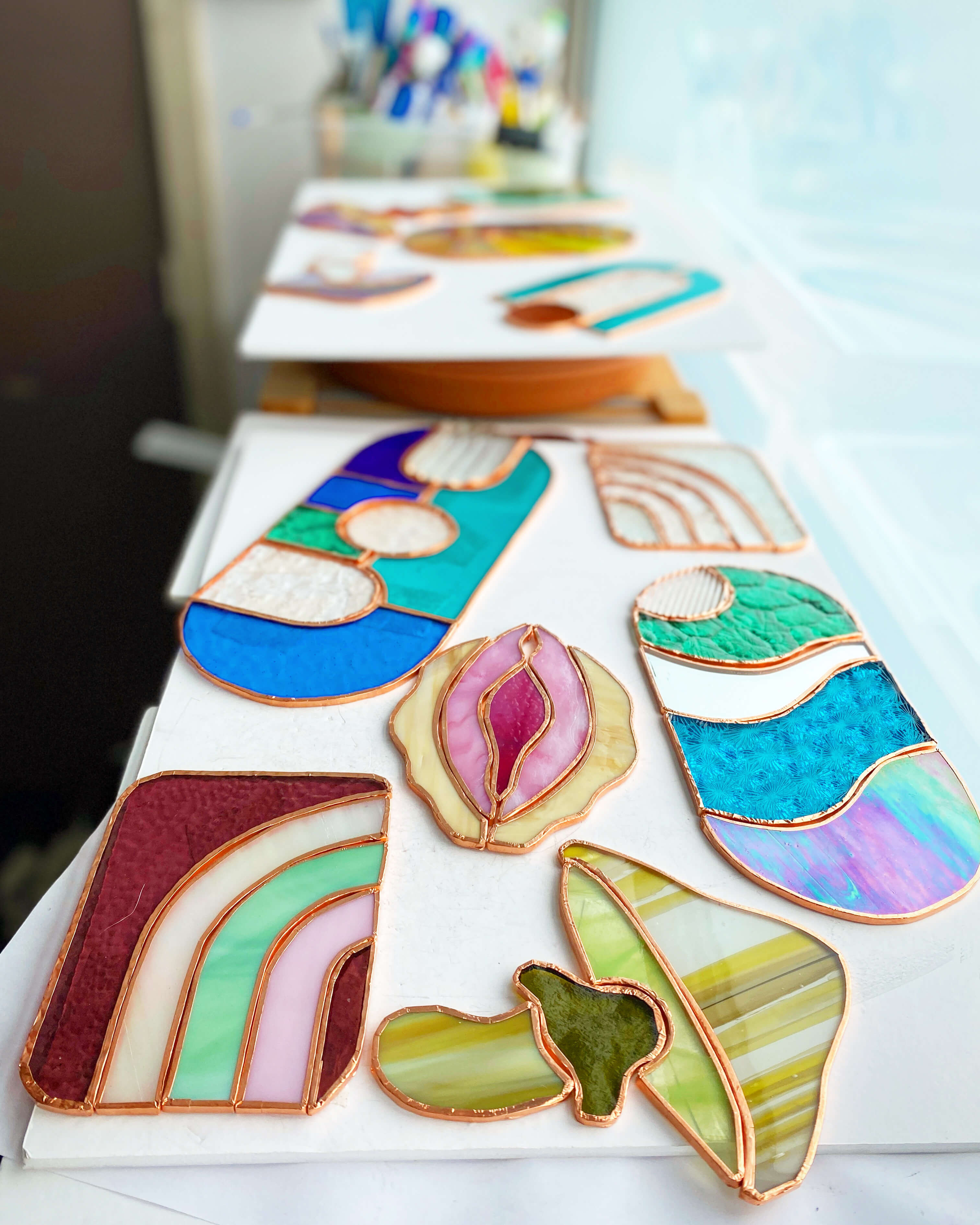 Workshop glas-in-lood voor beginners - Foto