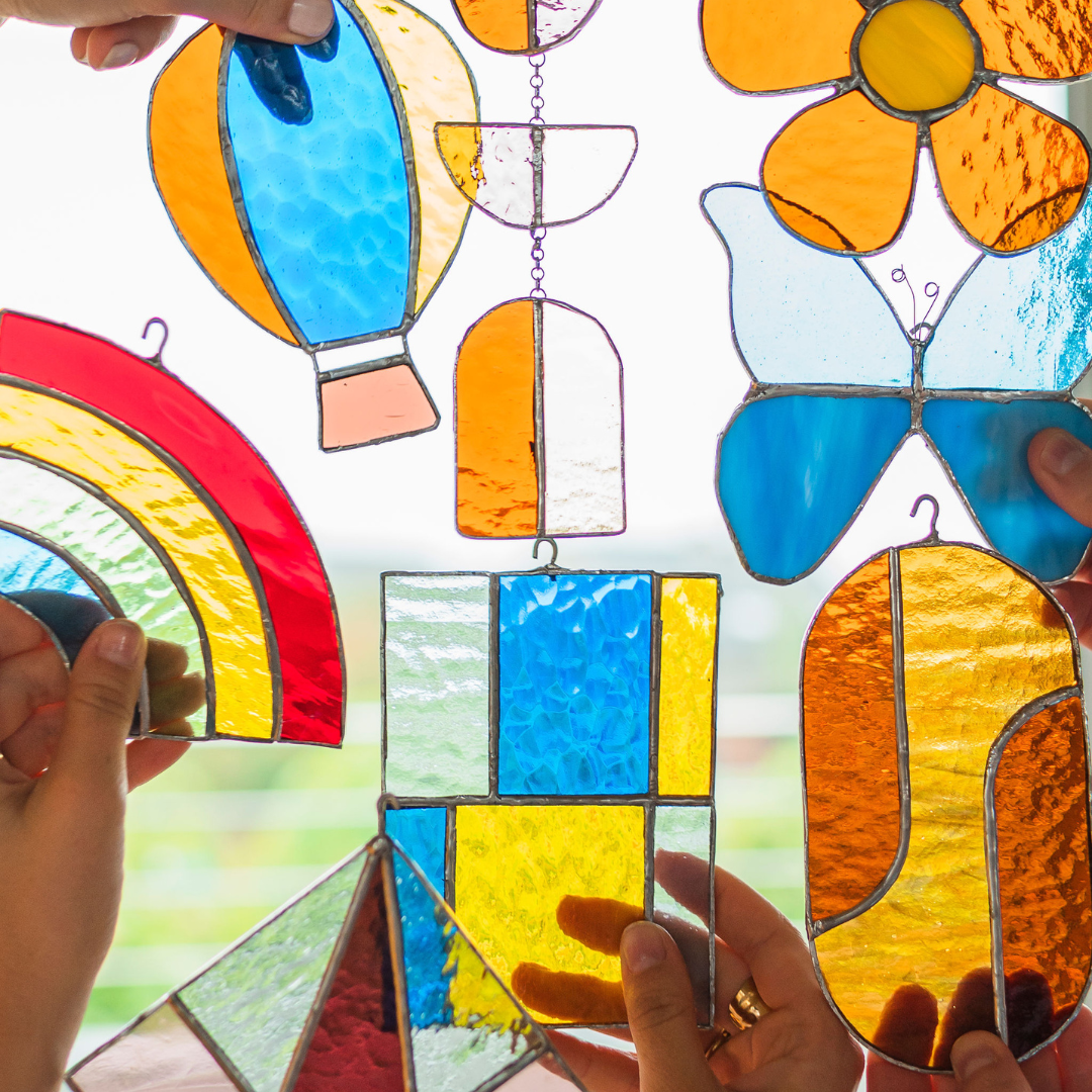 Glas in lood - workshop teambuilding - Foto