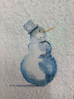 workshop kerstkaarten maken met brushpen
