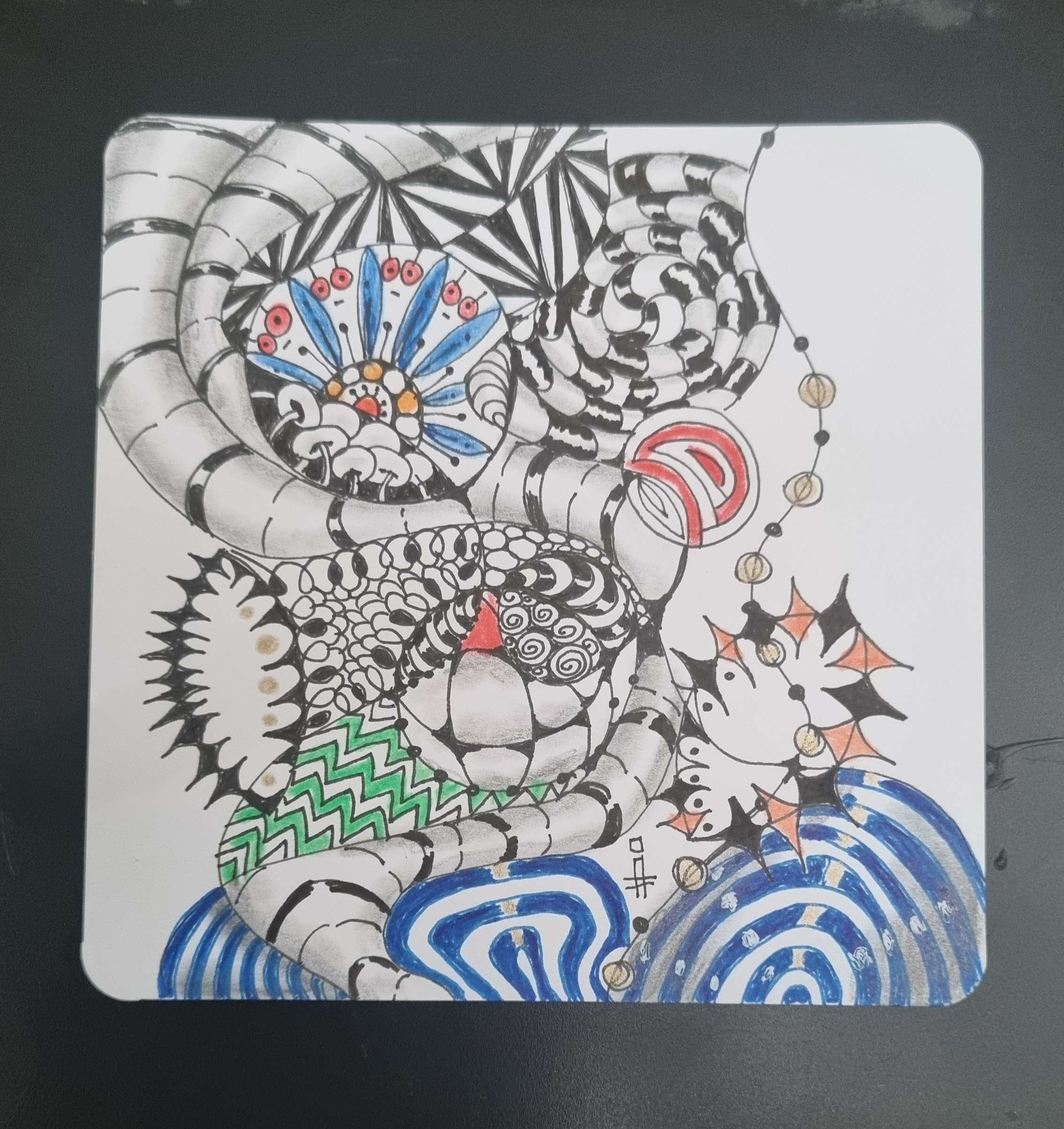 Neurographica tekenen Zen-art/ neurografics