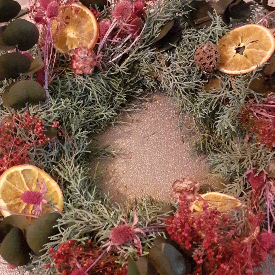 Privé-workshop Winterkrans / Kerstkrans — voor teams, vriendinnen & feestjes - Foto