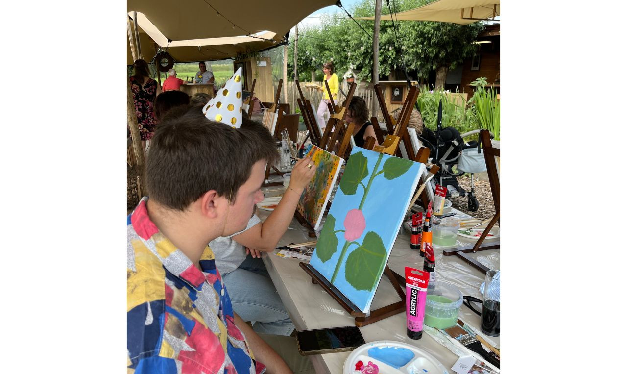 Paint & Sip - schilderen voor groepen - Foto