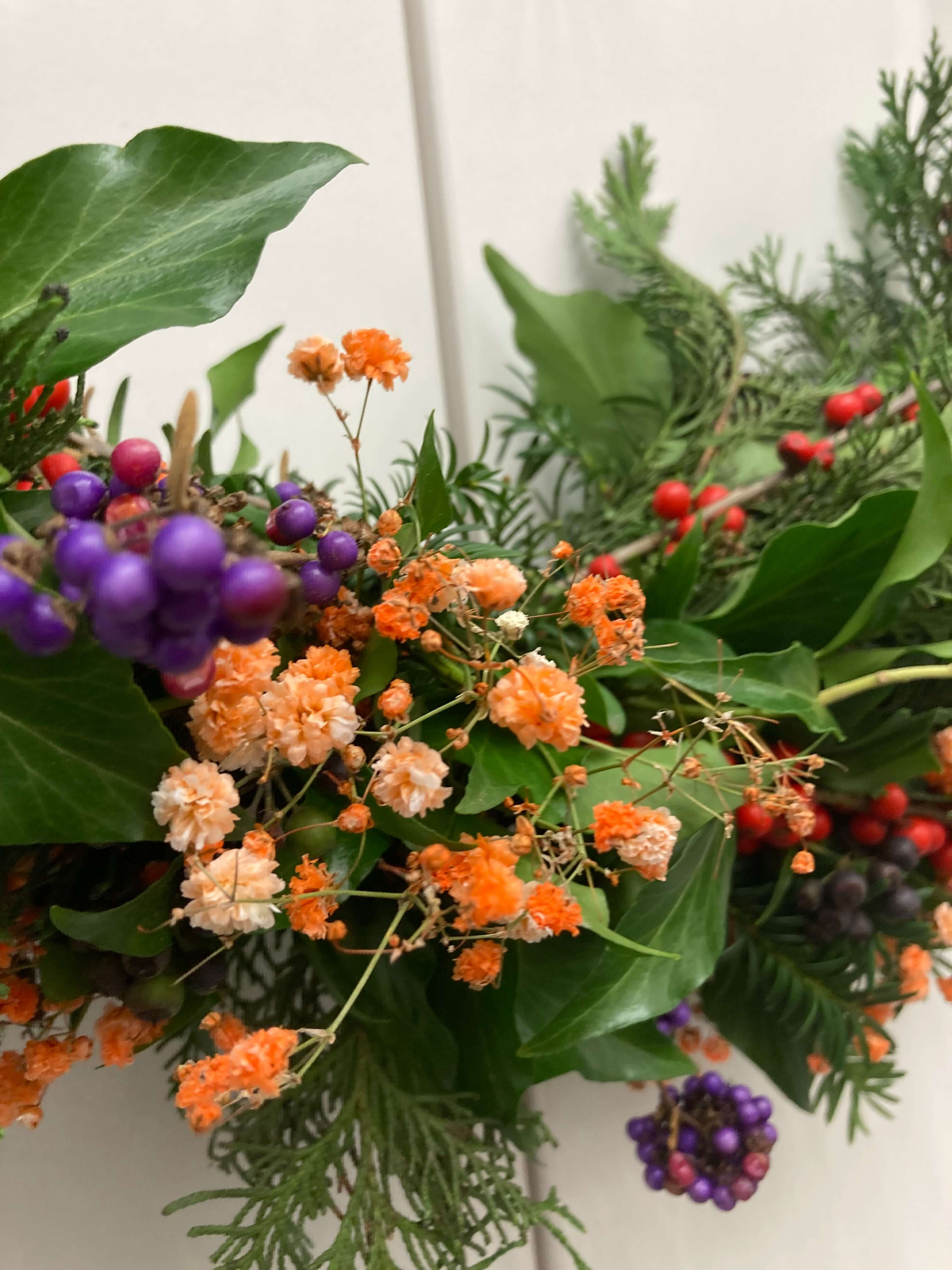 Workshop kerstkrans binden voor beginners - Foto