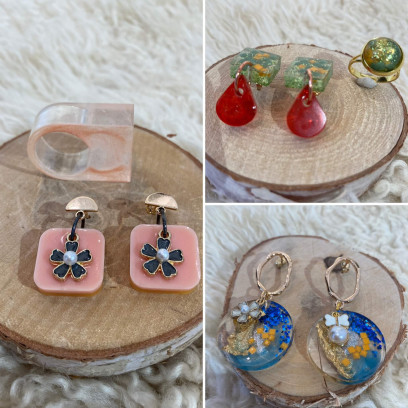Maak je eigen juwelen in resin/ hars