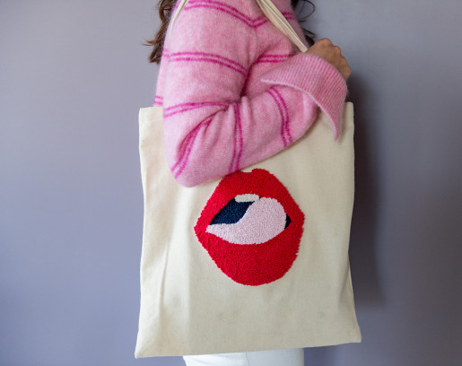 Punch Needle Canvas Tas DIY Pakket