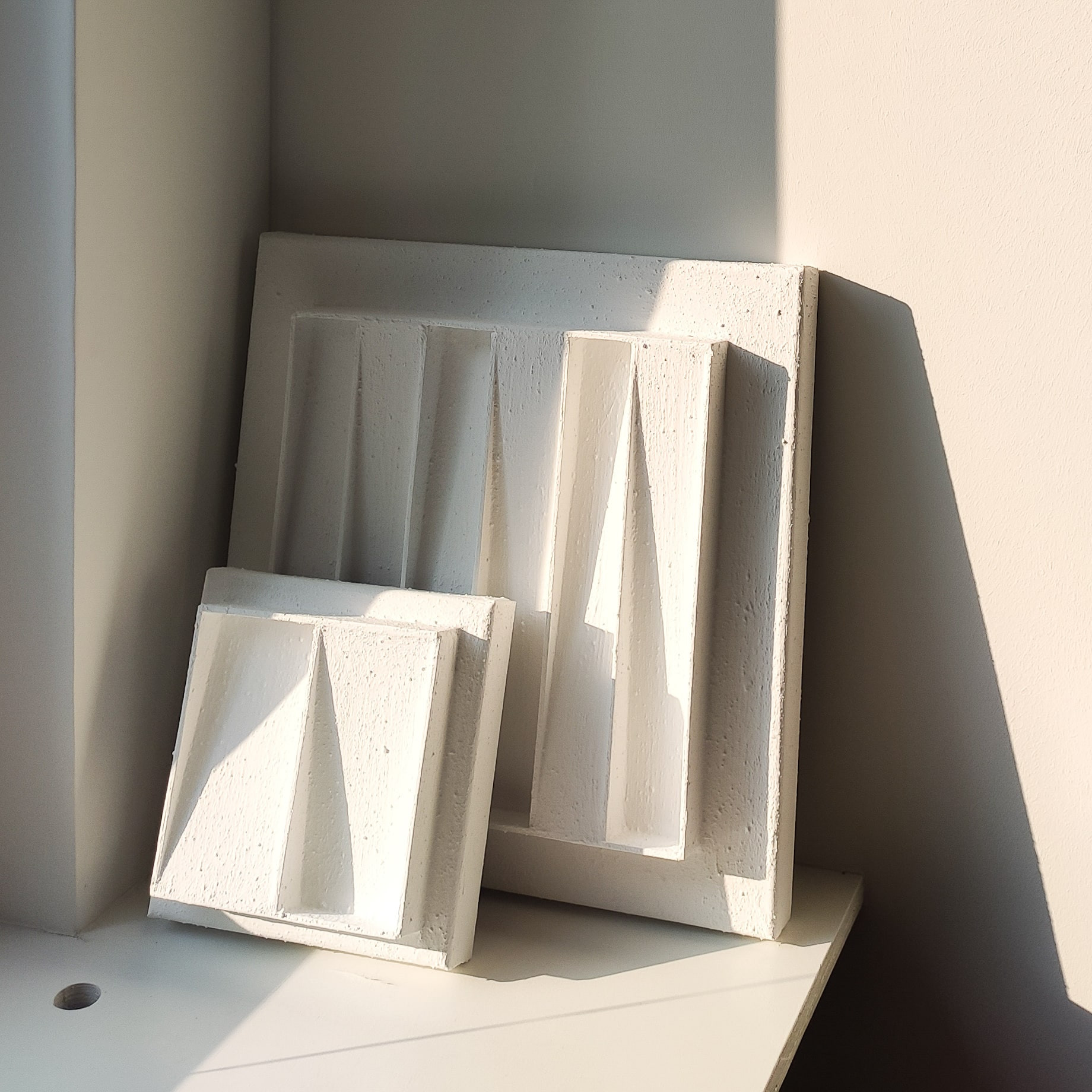 Online cursus wandsculptuur maken, basispakket composities 1, 2, 3 en 4. - Foto