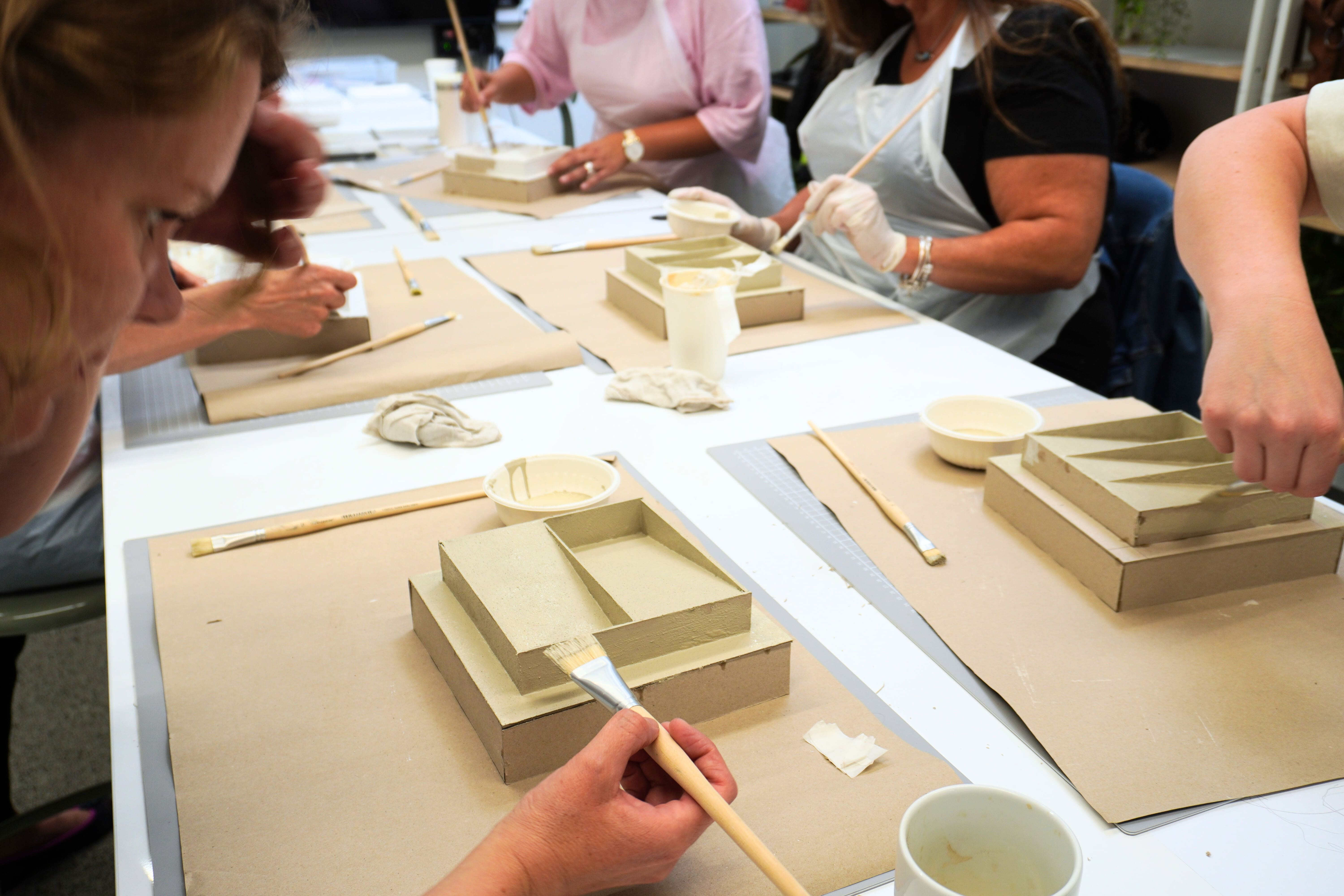 Privé workshop wandsculptuur maken - Foto