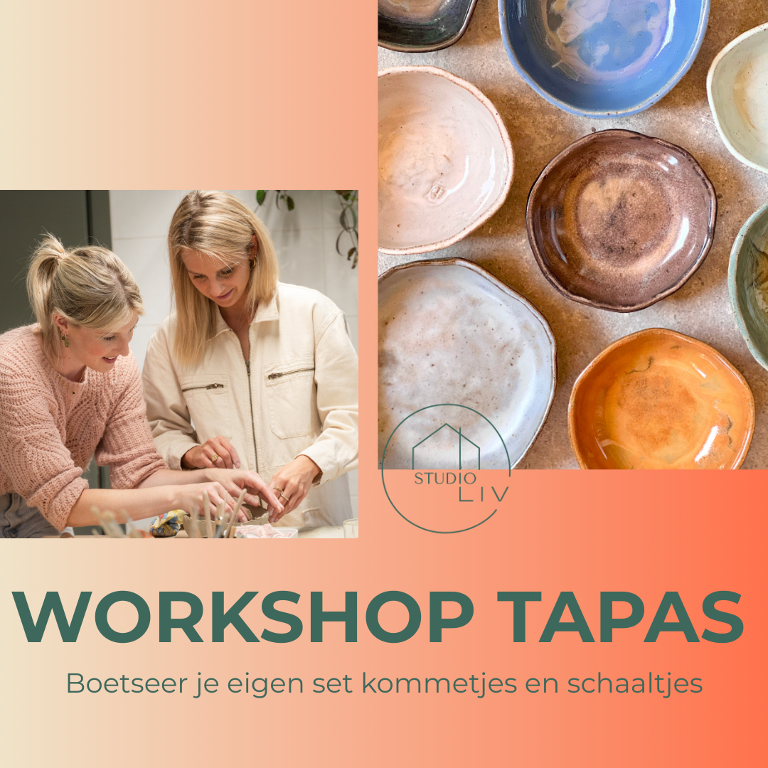 Tapasset keramiek boetseren en glazuren - Foto