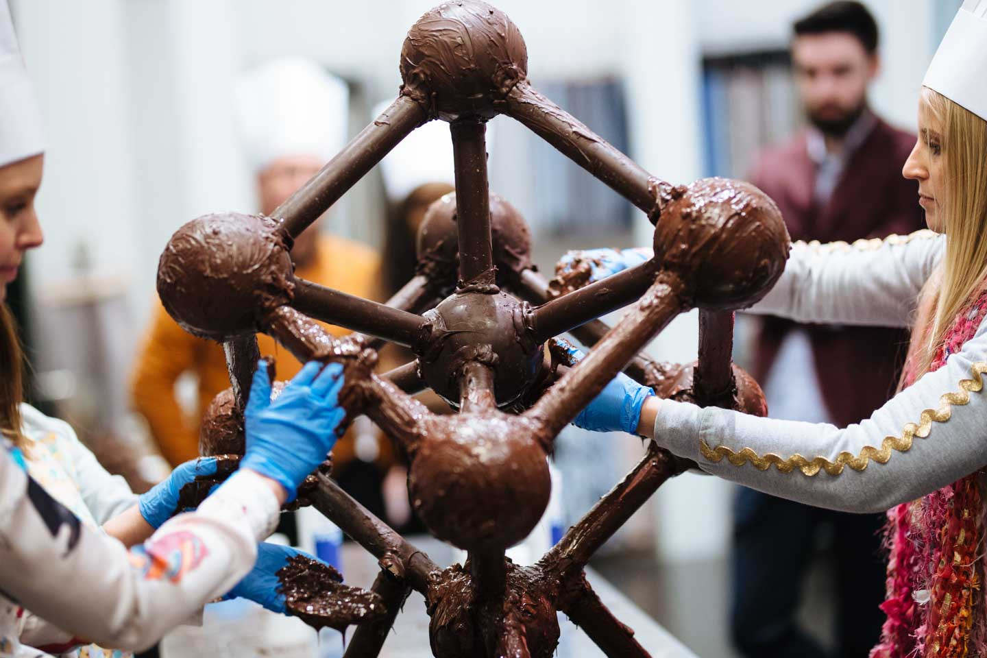 High Level Teambuilding Chocolade architect - Foto