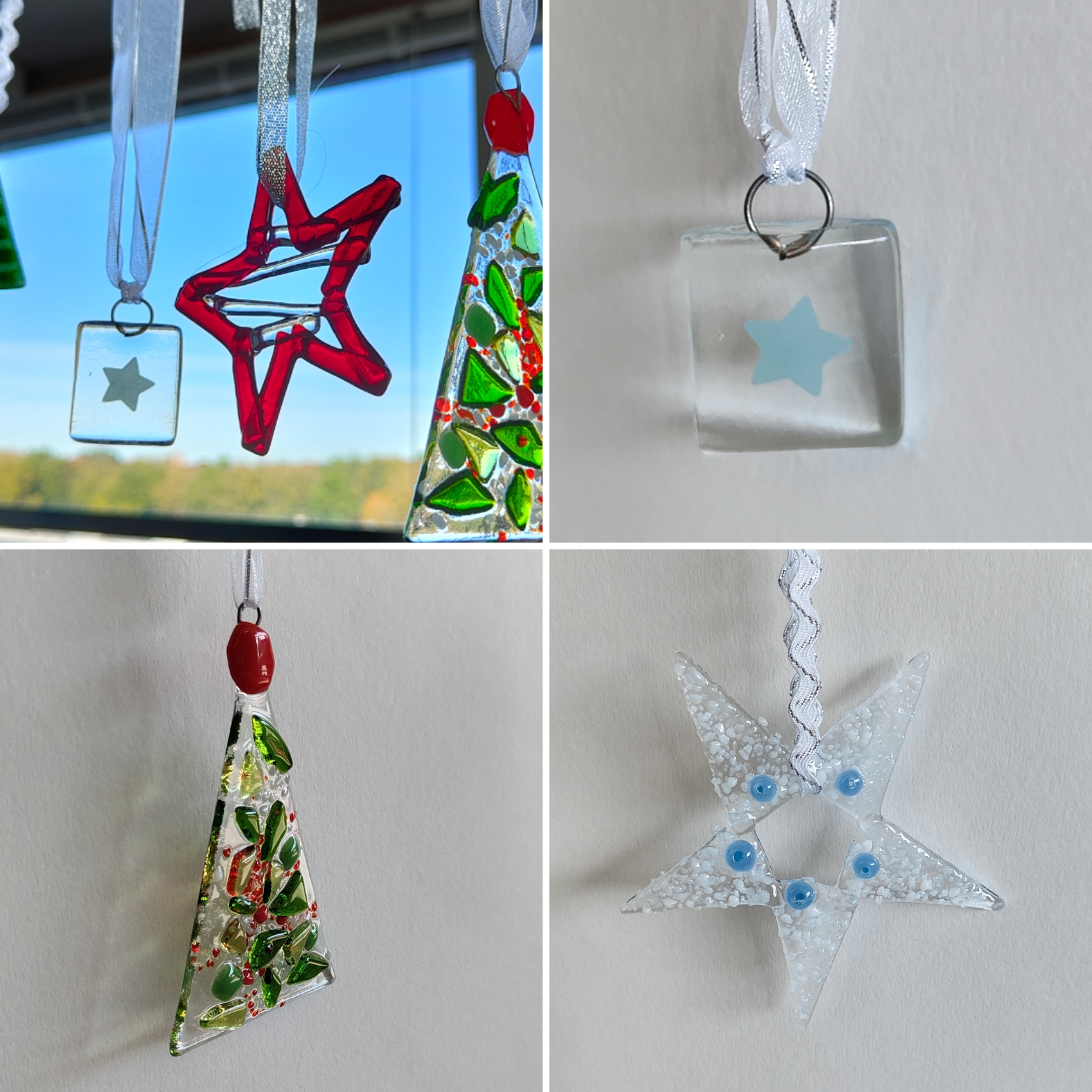 Workshop kerst ornamenten maken van glas - Foto
