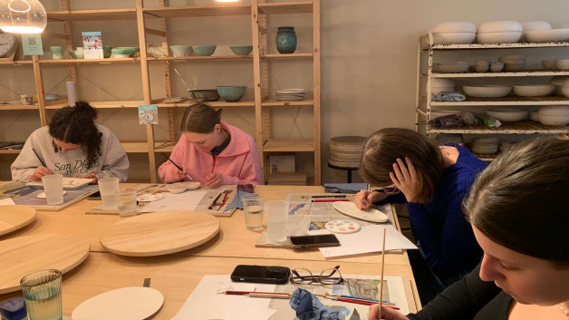 Pottery Painting - Workshop @Pepa Ceramics