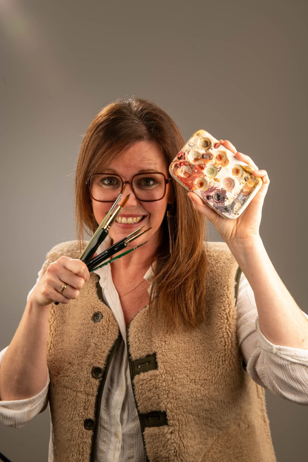 Botanisch Aquarellen, om thuis aan de slag te gaan (vanaf 5 personen) - Foto