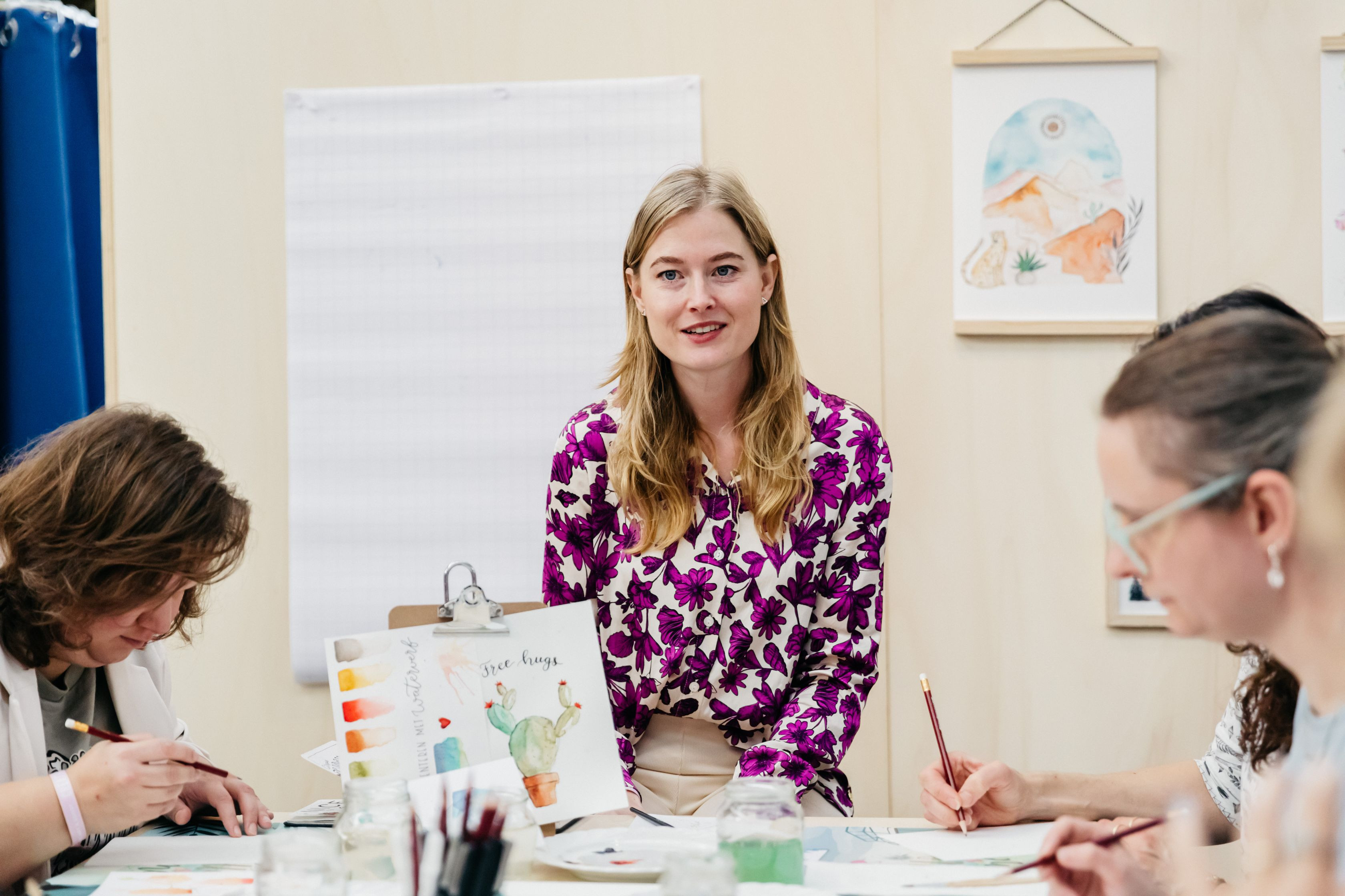 Recept handlettering & illustratie - Foto