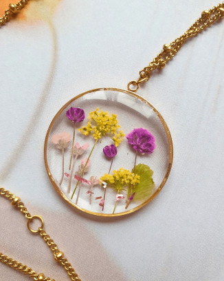 Botanische sieraden UV Resin