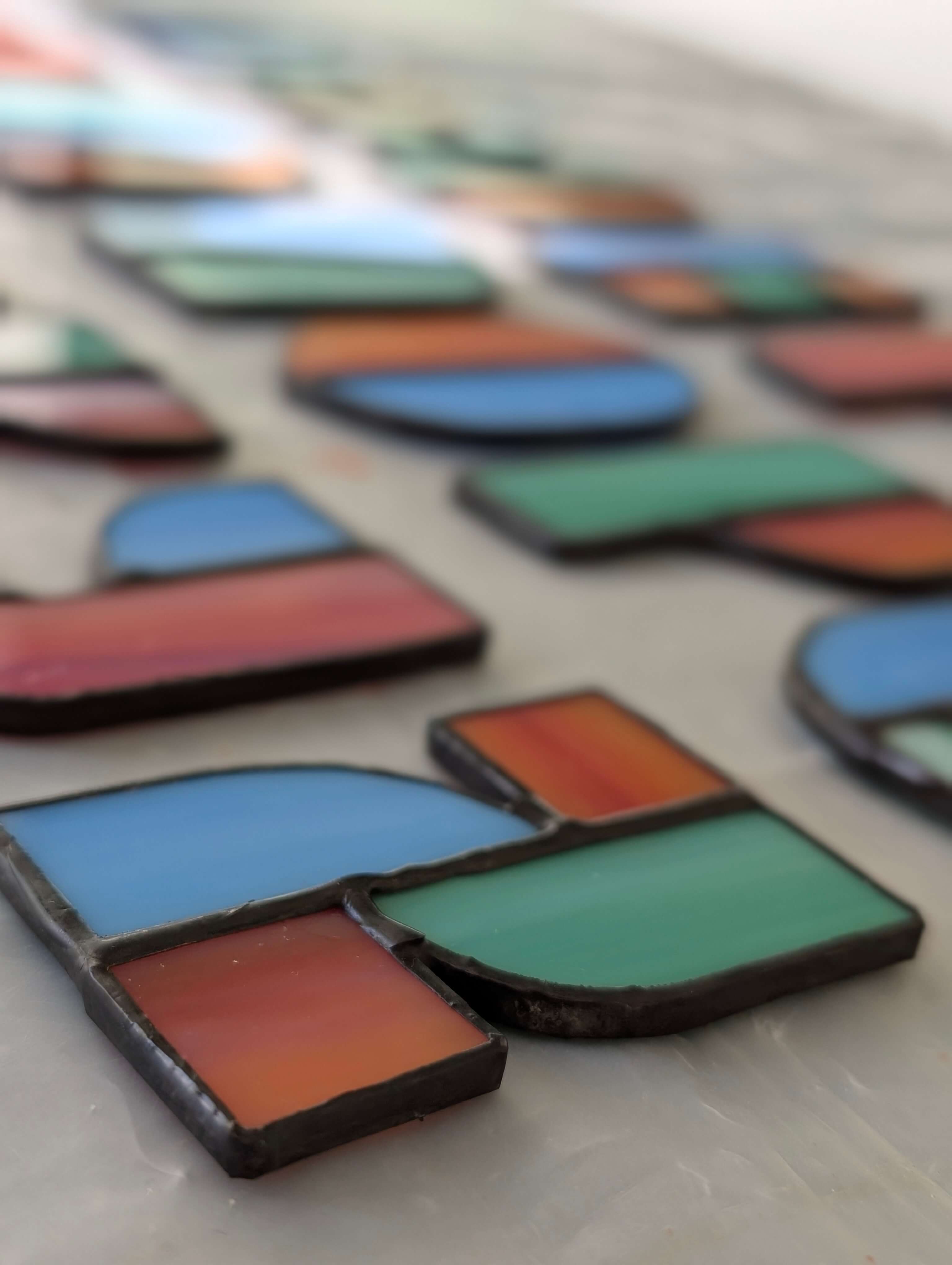 Workshop glas-in-lood: koperfolietechniek/ Tiffany - Foto