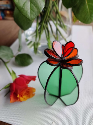 Workshop glas-in-lood:  koperfolietechniek/ Tiffany