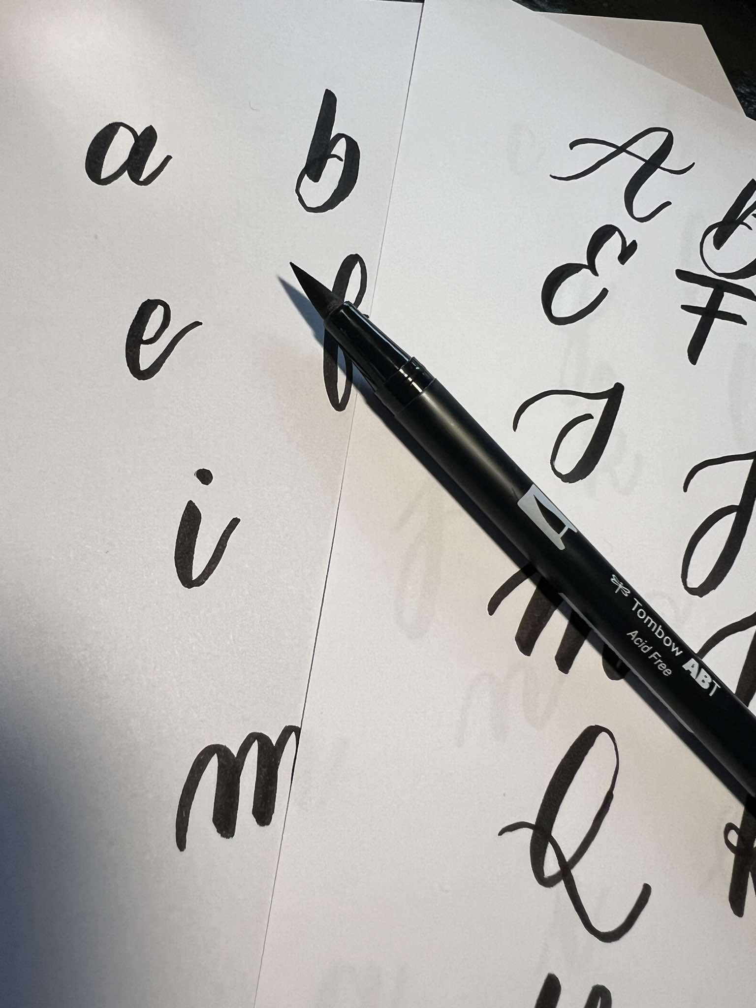 Workshop handletteren - Basis - Foto