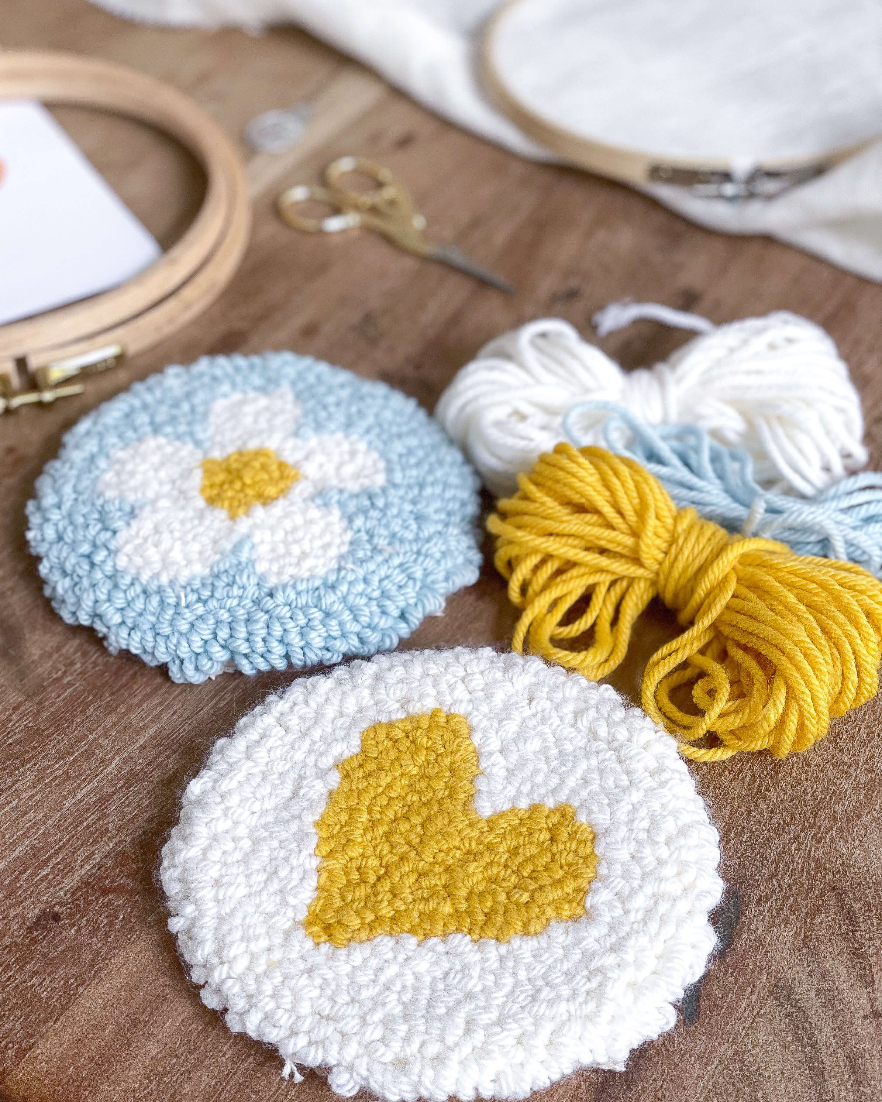 Punch Needle: maak je eigen mini-tapijtje - Foto