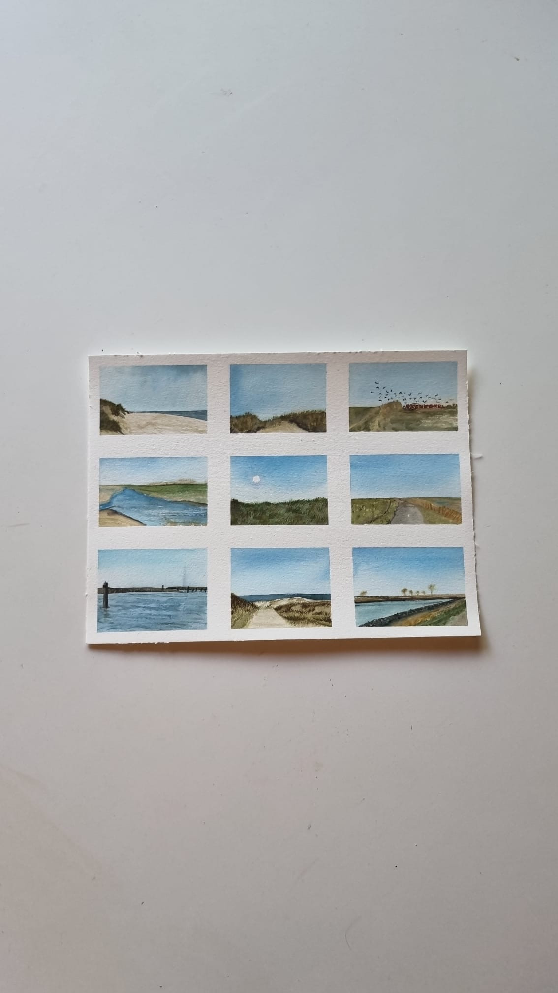 Je favoriete vakantiefoto omtoveren naar een Aquarelschilderij - Foto