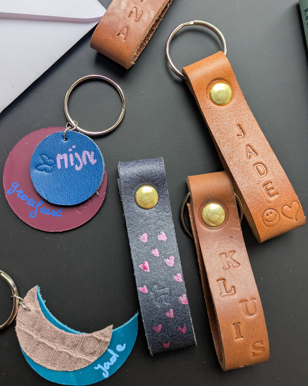 Sleutelhangers personaliseren walk-in - Foto