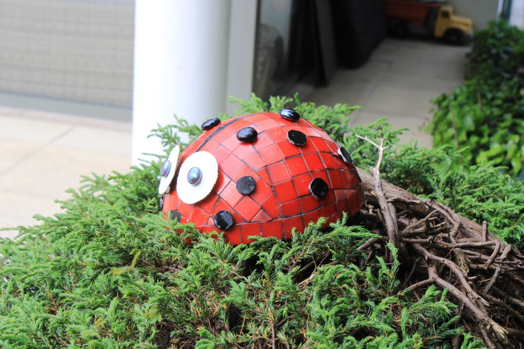Workshop Mozaïek eye catcher voor interieur of tuin - Foto