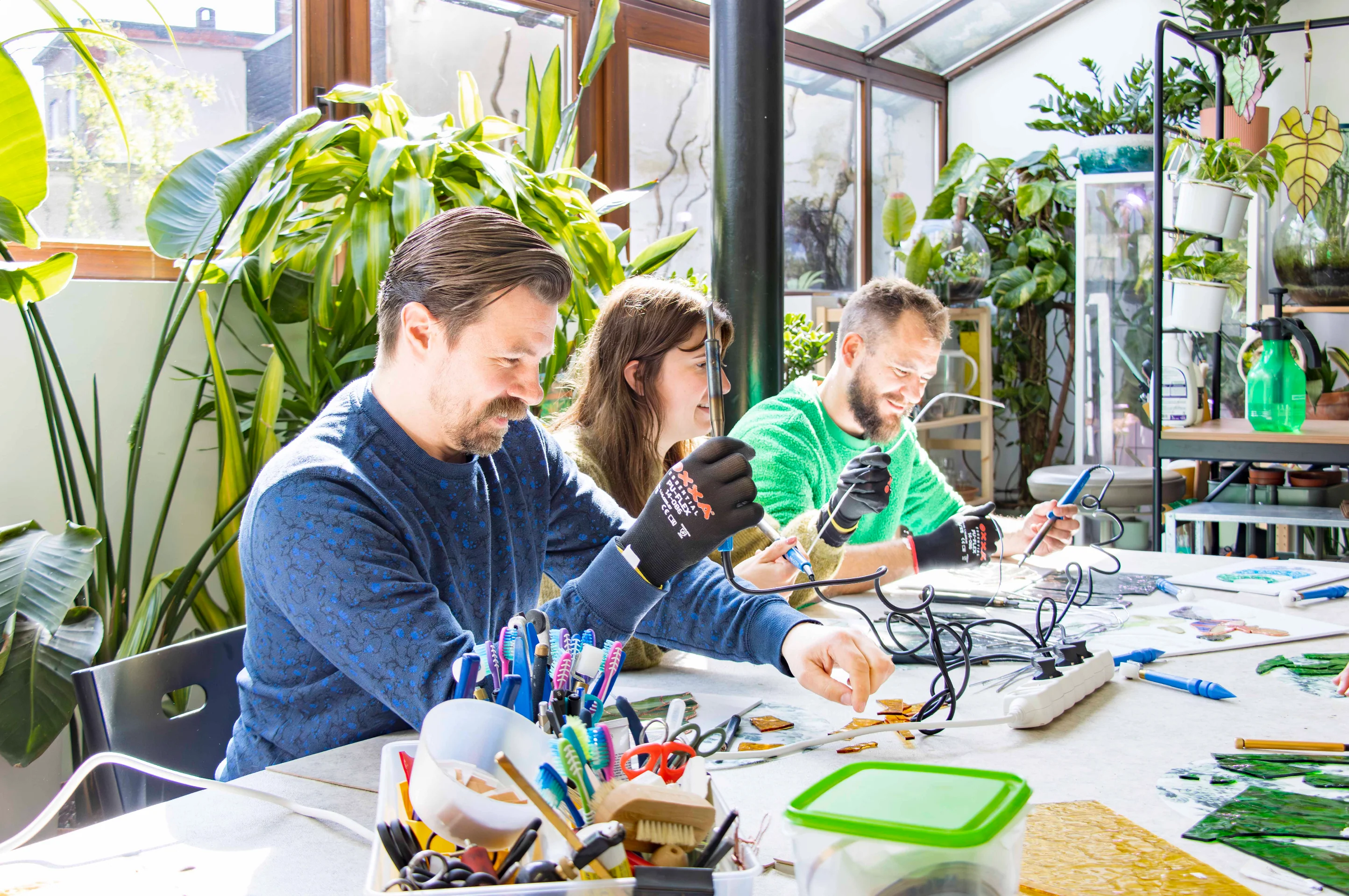 Workshop glas-in-lood - Maak je eigen unieke glasraam (3u) - GENT - Foto