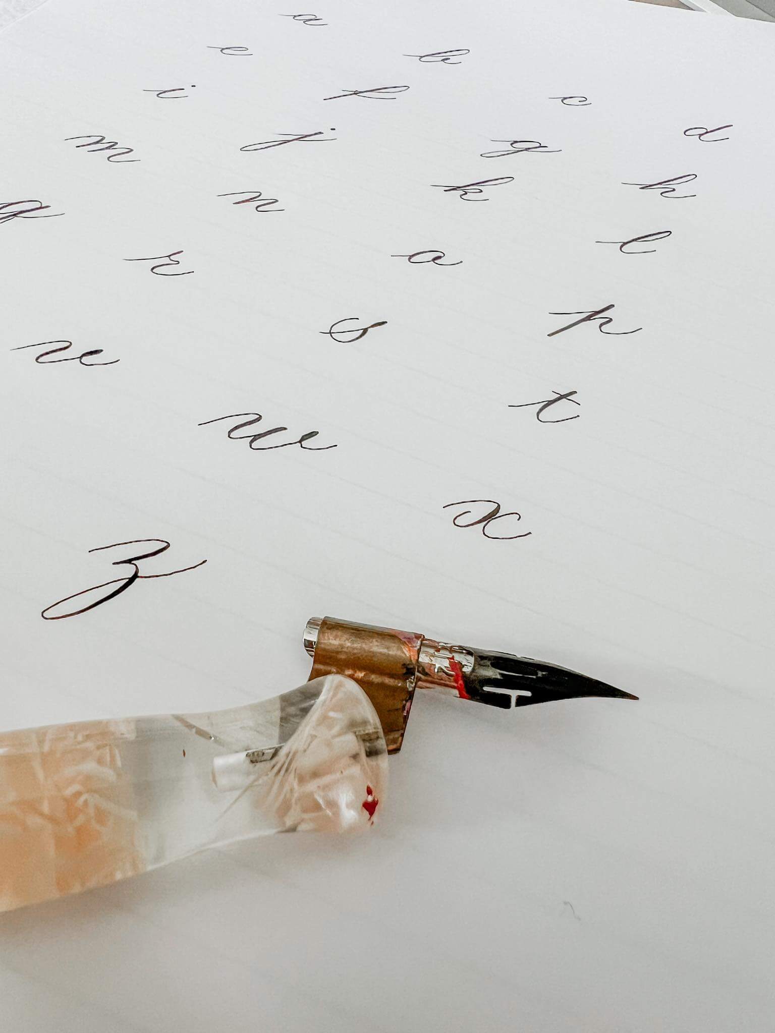 Copperplate Kalligrafie - Vervolg - Foto