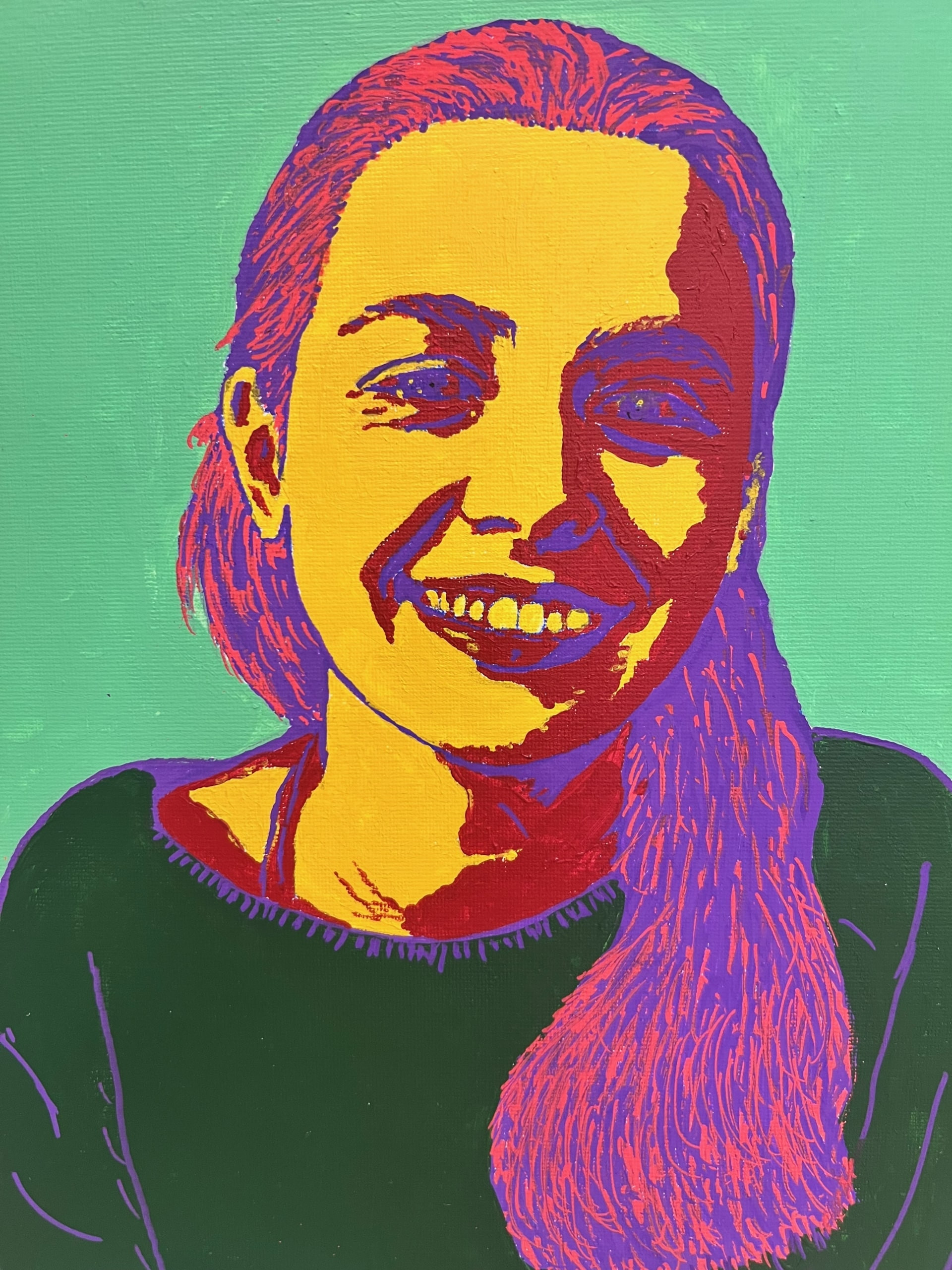 Schilderen in Pop Art - portretten - Foto