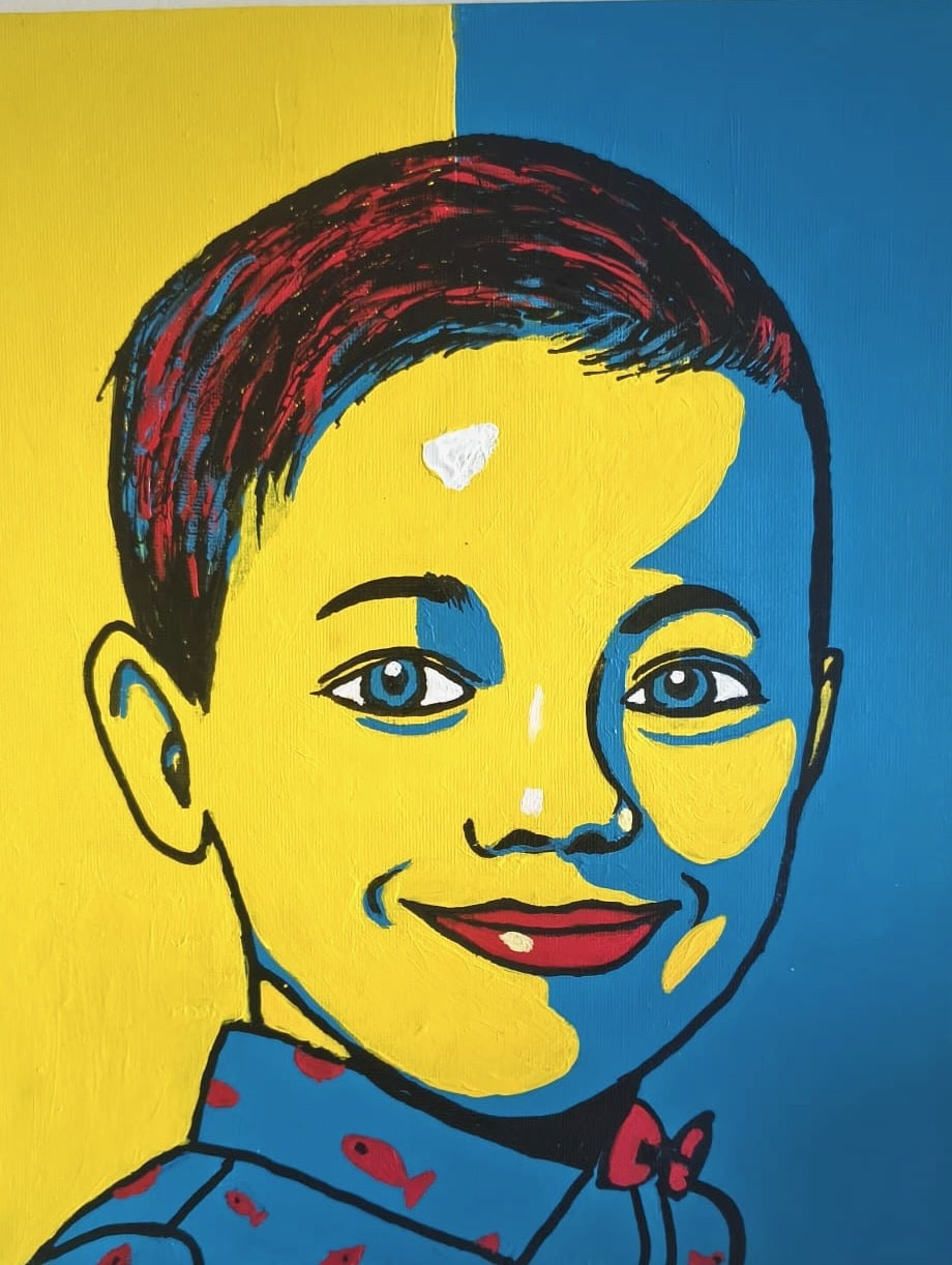 Schilderen in Pop Art - portretten - Foto