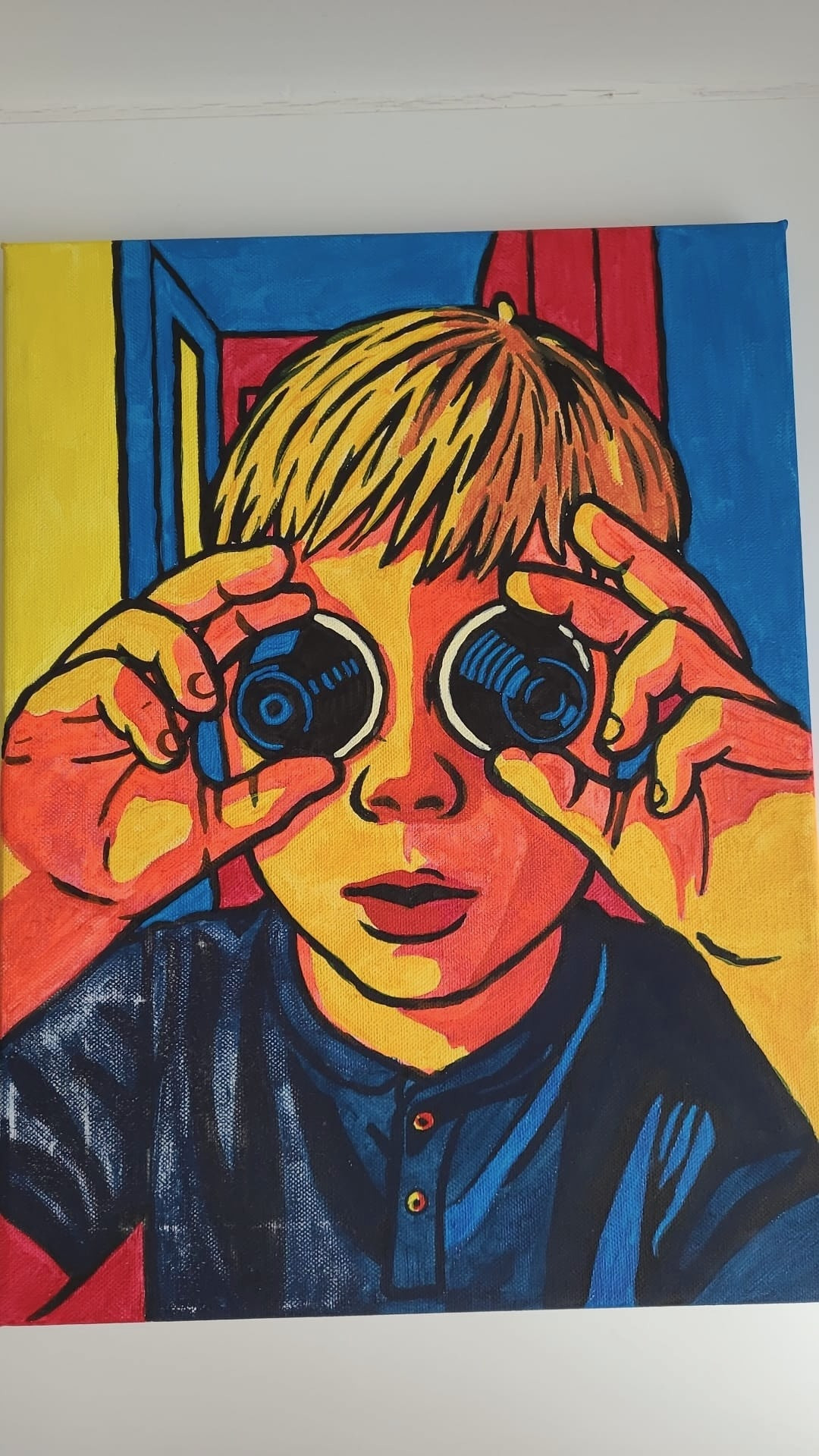 Schilderen in Pop Art - portretten - Foto