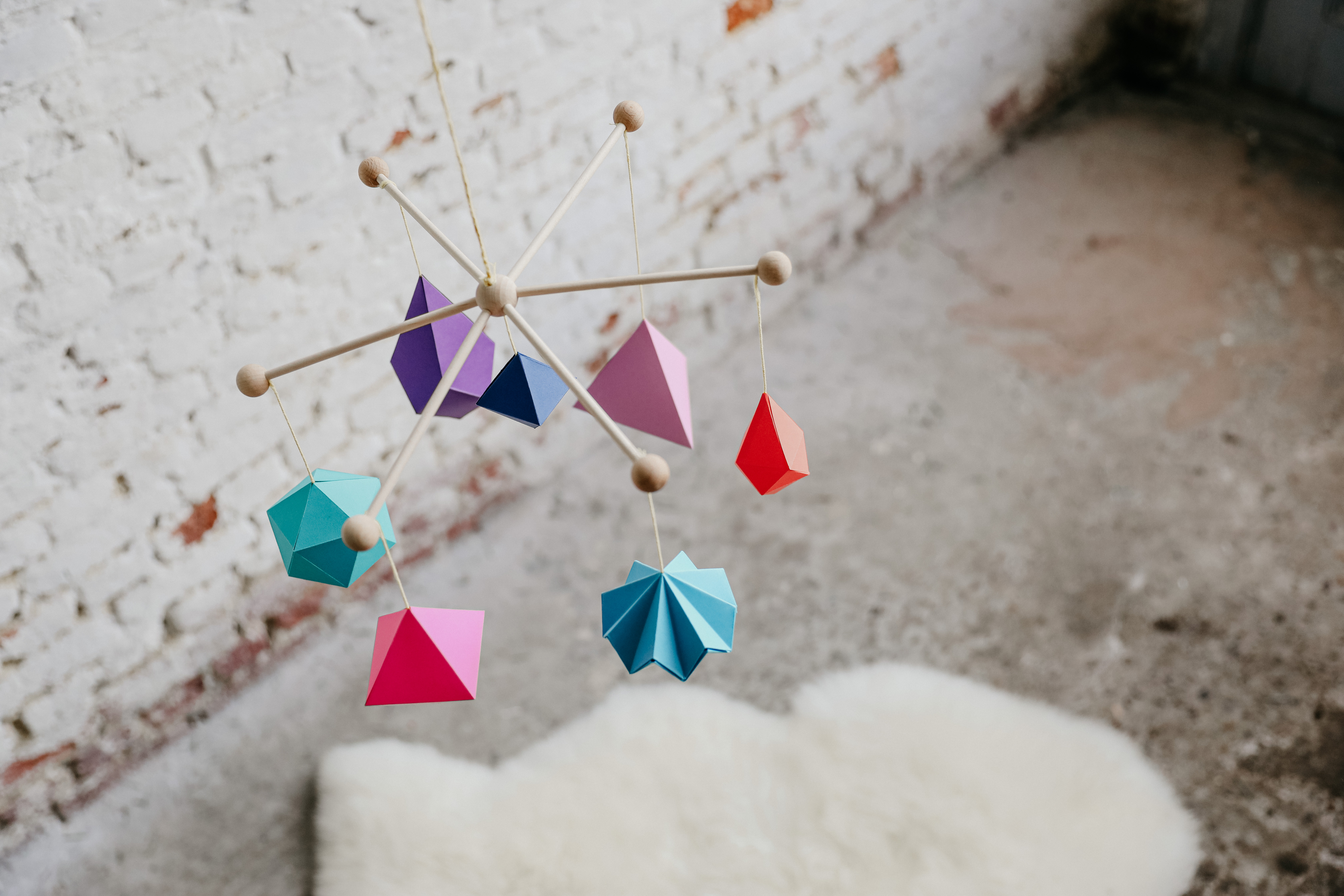 Workshop box: babymobiel van papier - Foto