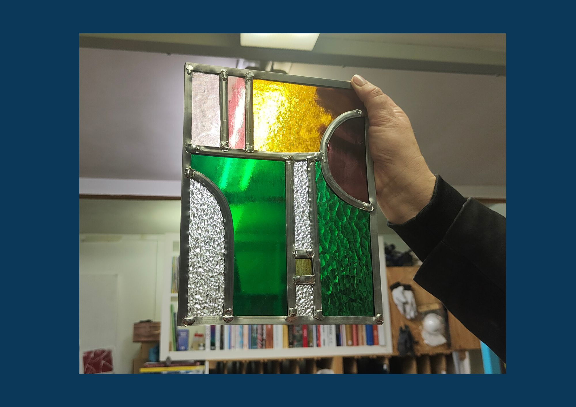 Workshop Glas in Lood raam maken - Foto