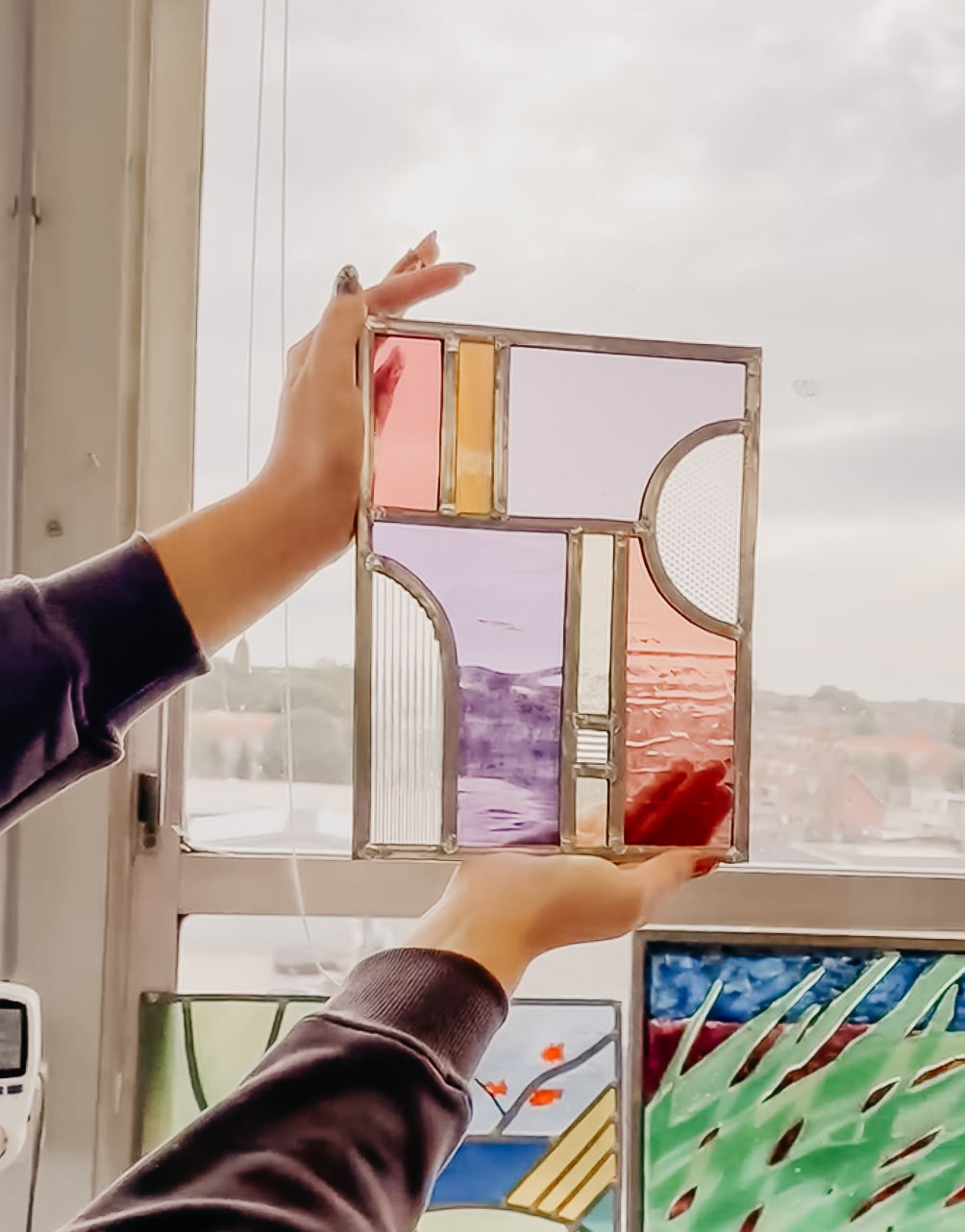 Workshop Glas in Lood raam maken - Foto