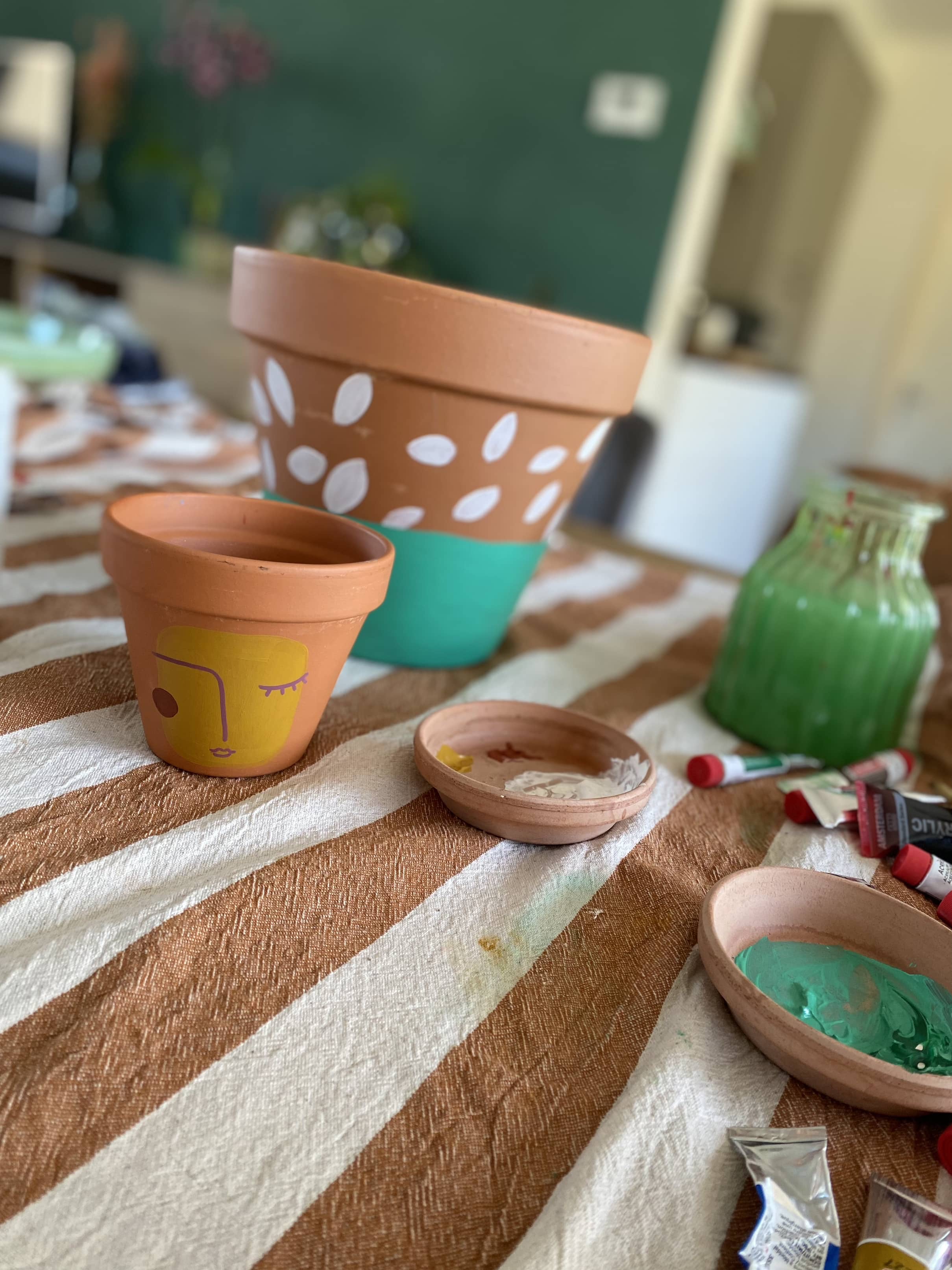 🎨🌿 Sip & Paint – Bloempot Editie - Foto