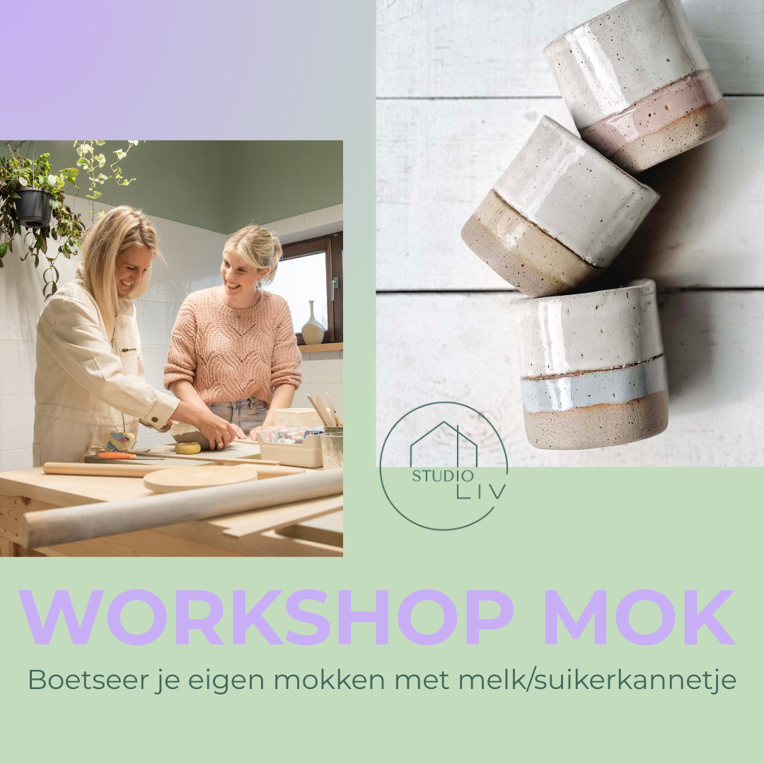 Mokken keramiek boetseren & glazuren