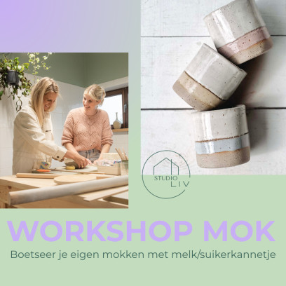 Mokken keramiek boetseren & glazuren