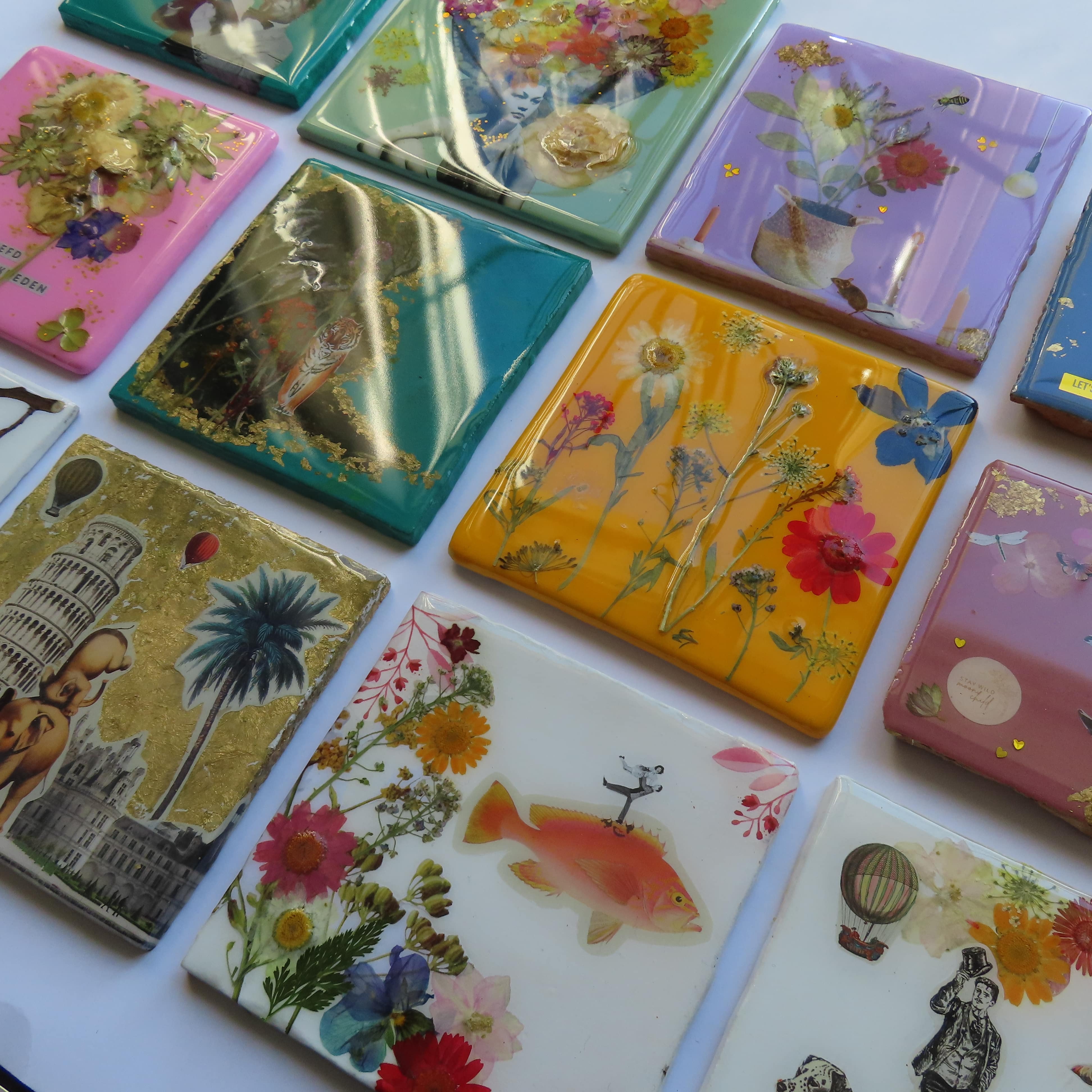 Workshop Floral Art Tiles - Foto