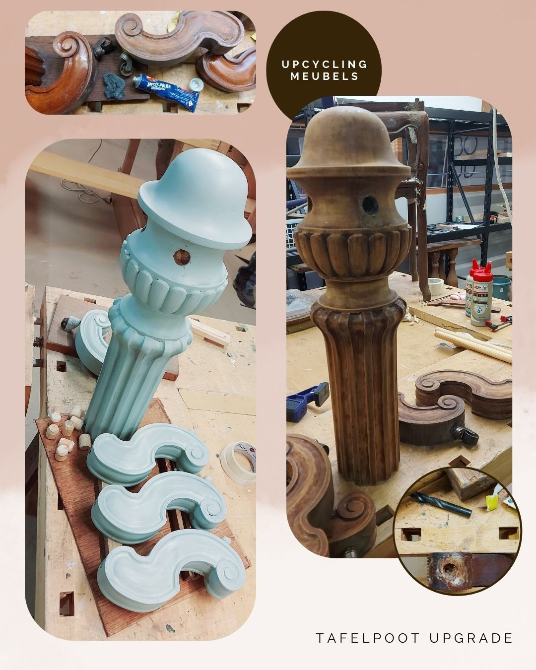 meubels opknappen & restylen met je vrienden of collega's - upcycling workshop - Foto