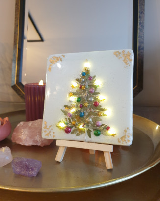 Workshop Kerst tegeltje maken