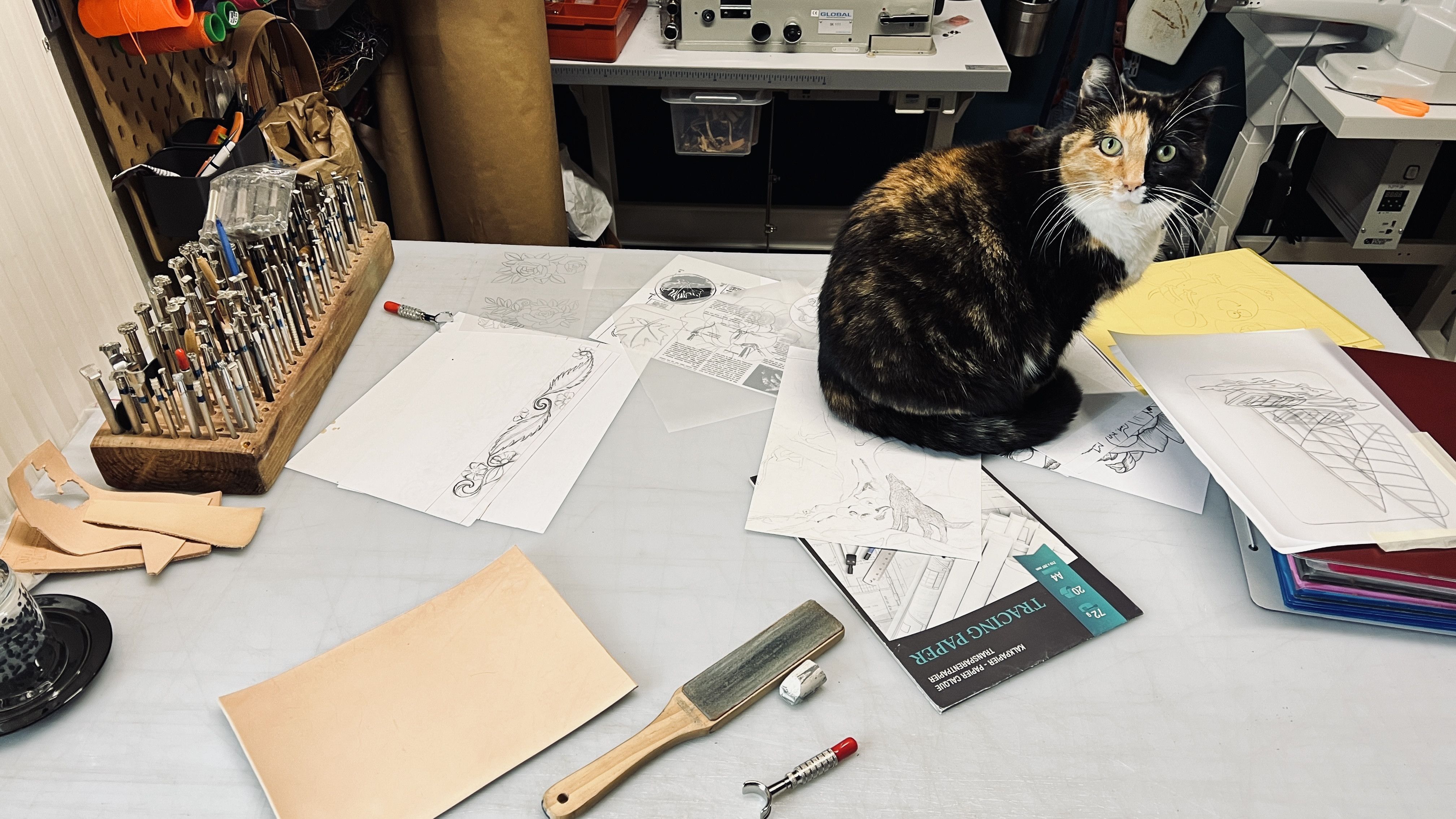 Leathercarving en tooling voor beginners - Foto