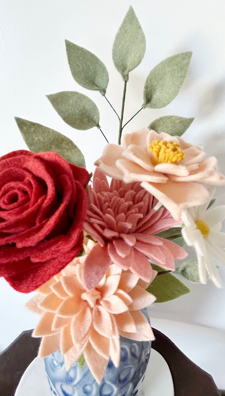 Groepsworkshop Viltbloemen