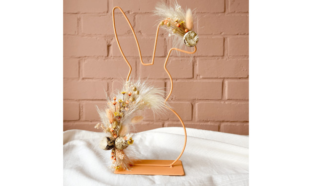 DIY-Pakket: Paashaas met droogbloemen