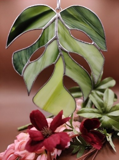 Extra sessie glas in lood - cactus of blad (6u) - Luzatone in TIENEN - Foto