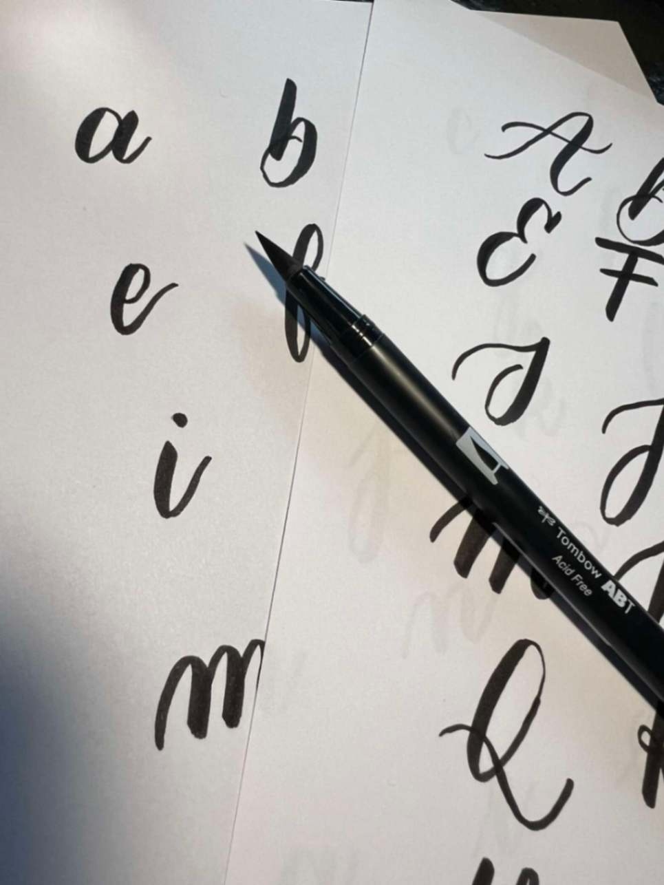 Workshop handletteren - Basis - Foto